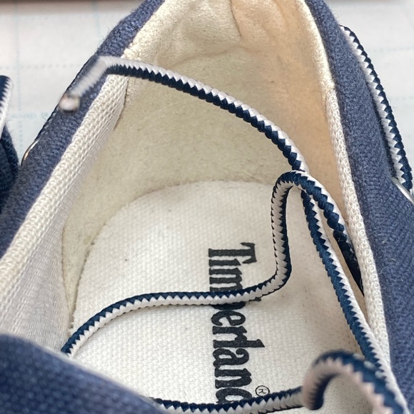 Timberland TB0A1575 Men's Navy Washed/White Newport Bay 2 Eye Boat Shoes - Picture 15 of 16